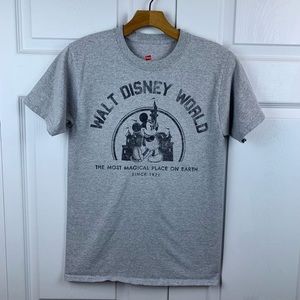 Gray Disney Mickey Tee Shirt
